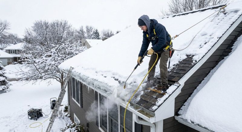 Ice Dam Removal in Puyallup, WA