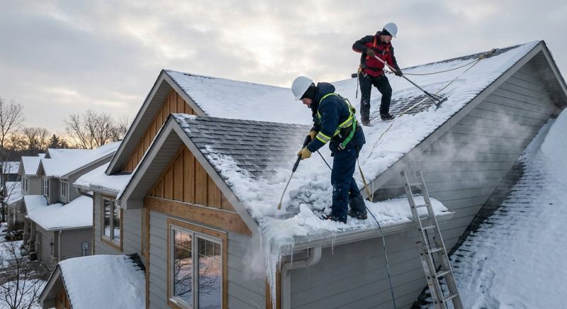 Ice Dam Removal in Bellevue, WA
