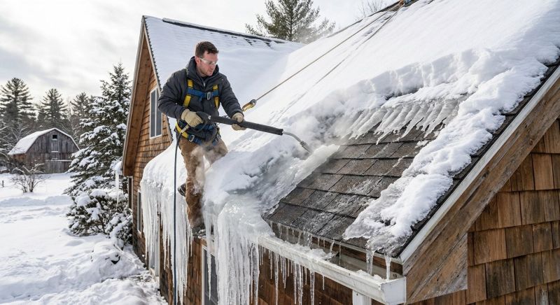 Roof Ice Dam Removal in Seattle, WA