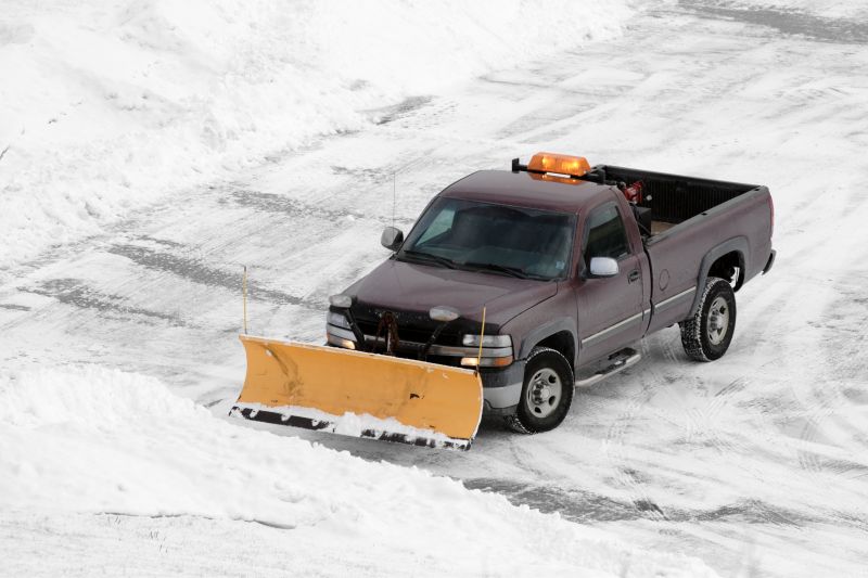 Snow Removal Truck in Action