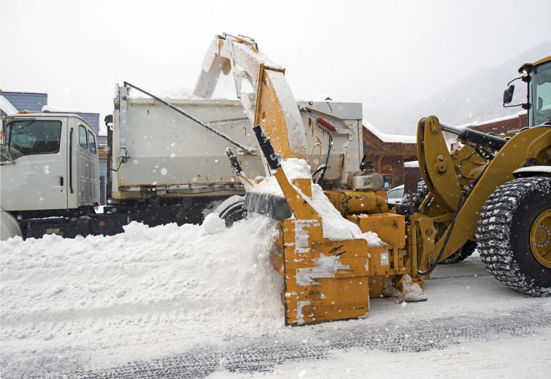 Snow Removal Equipment in Action